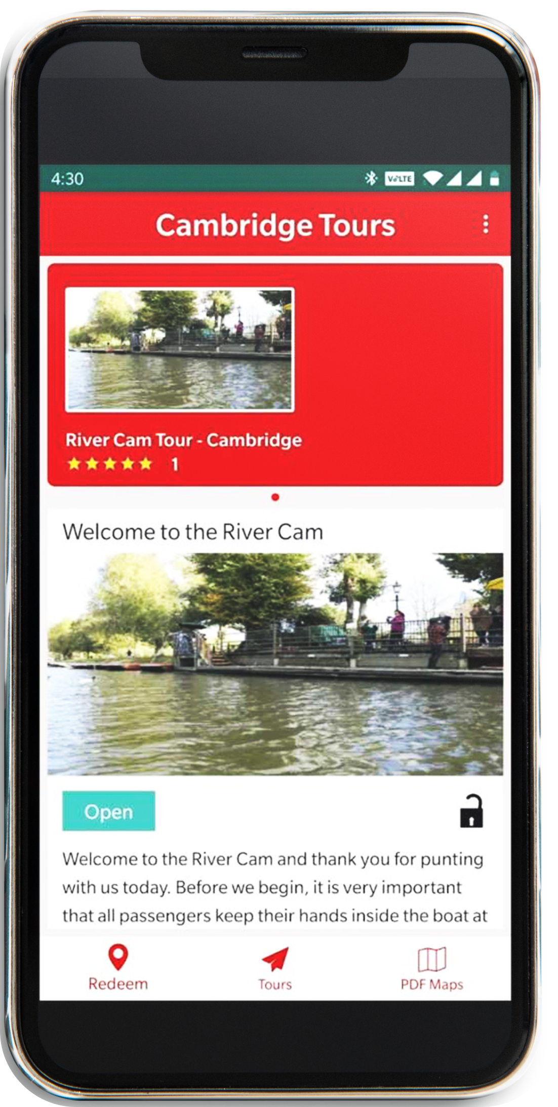 Tours Screen