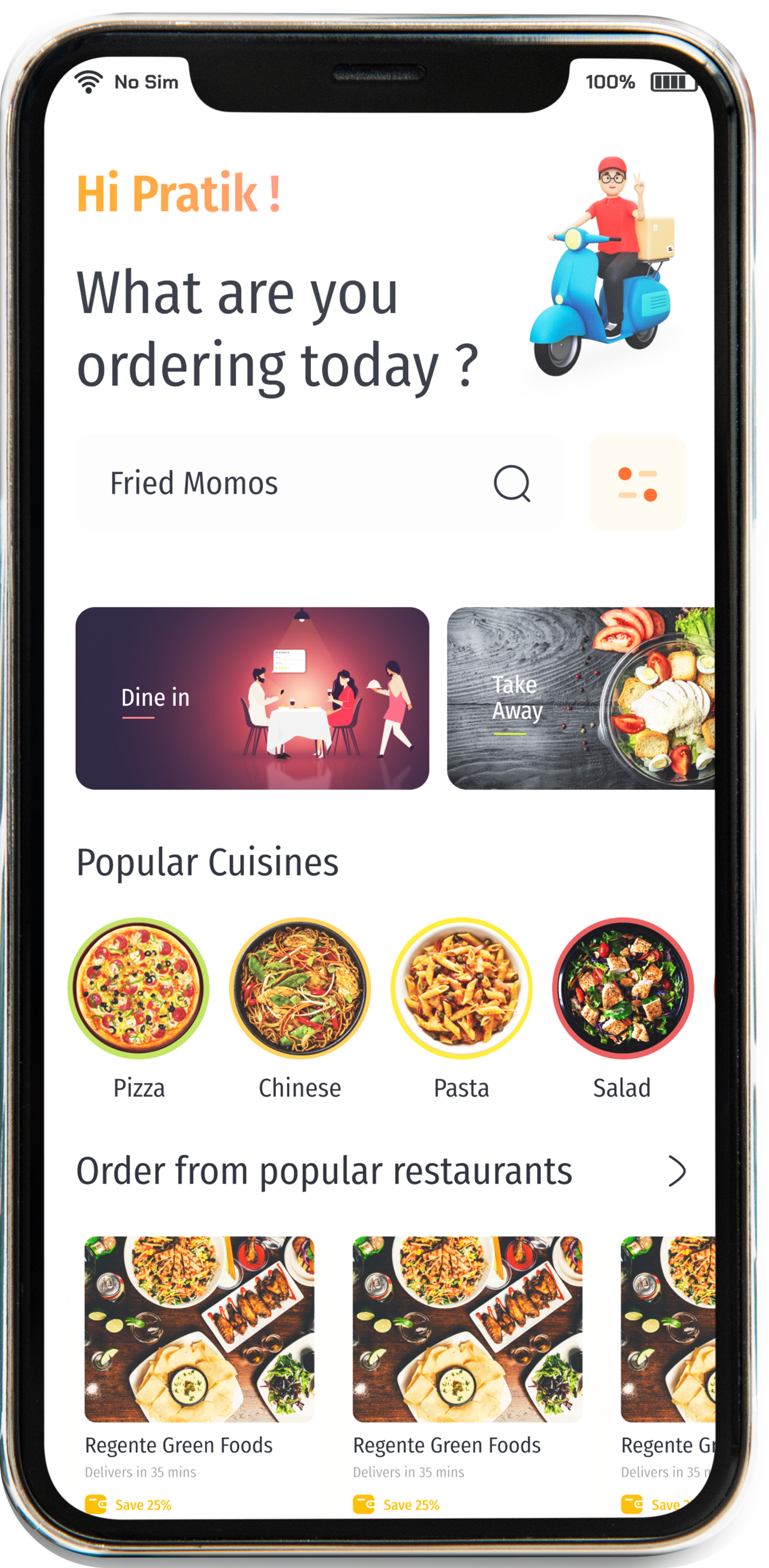 Title - Home screen