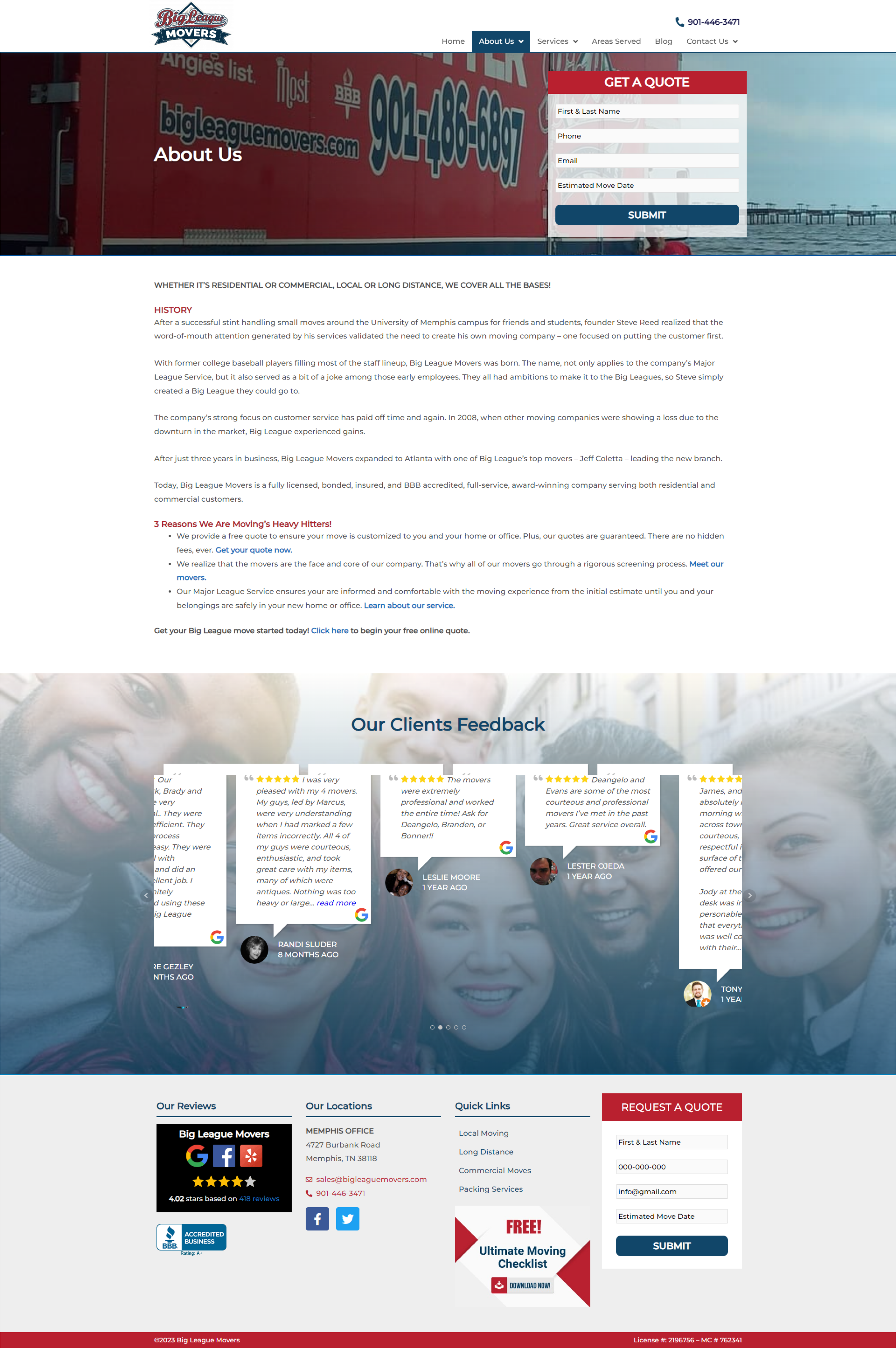 PDP - About Us Page