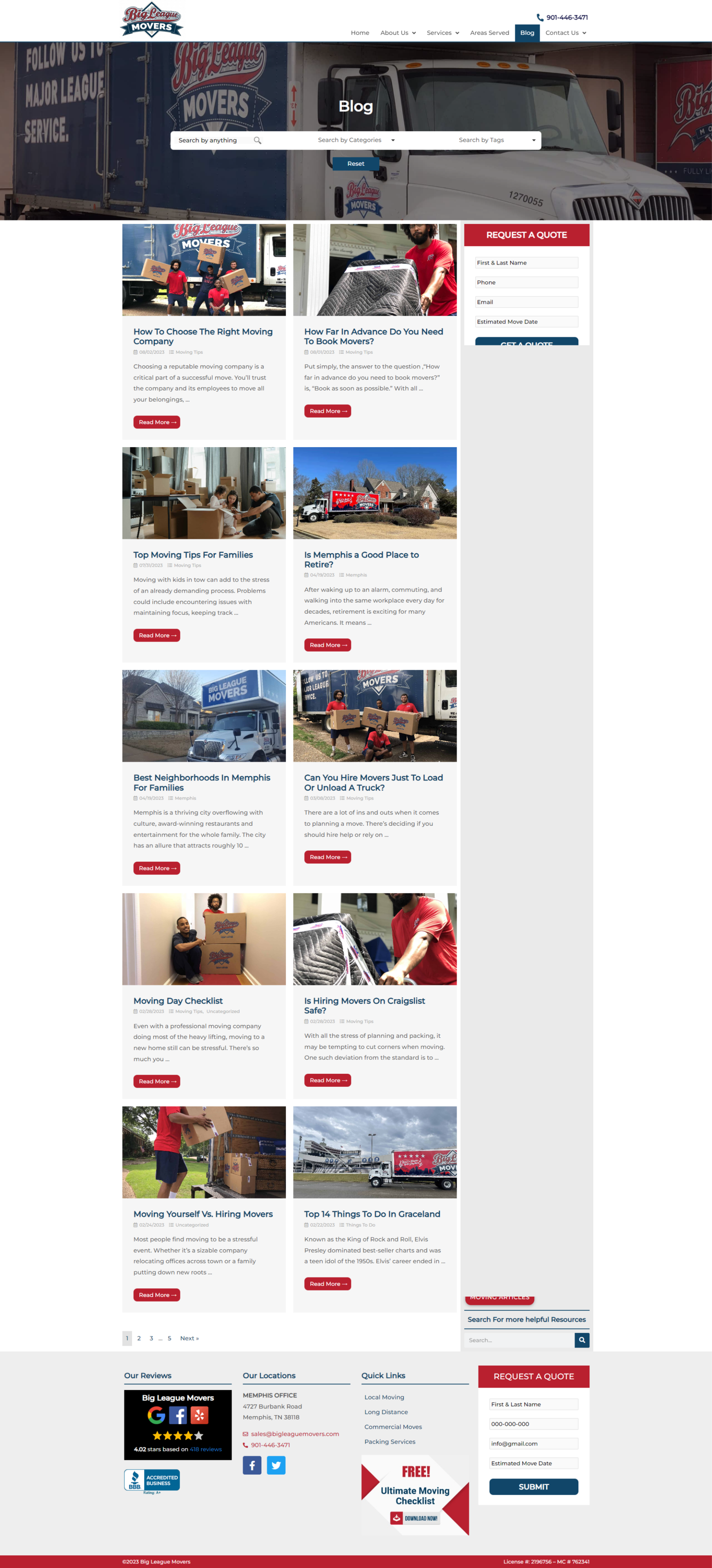 PDP - Blog Page