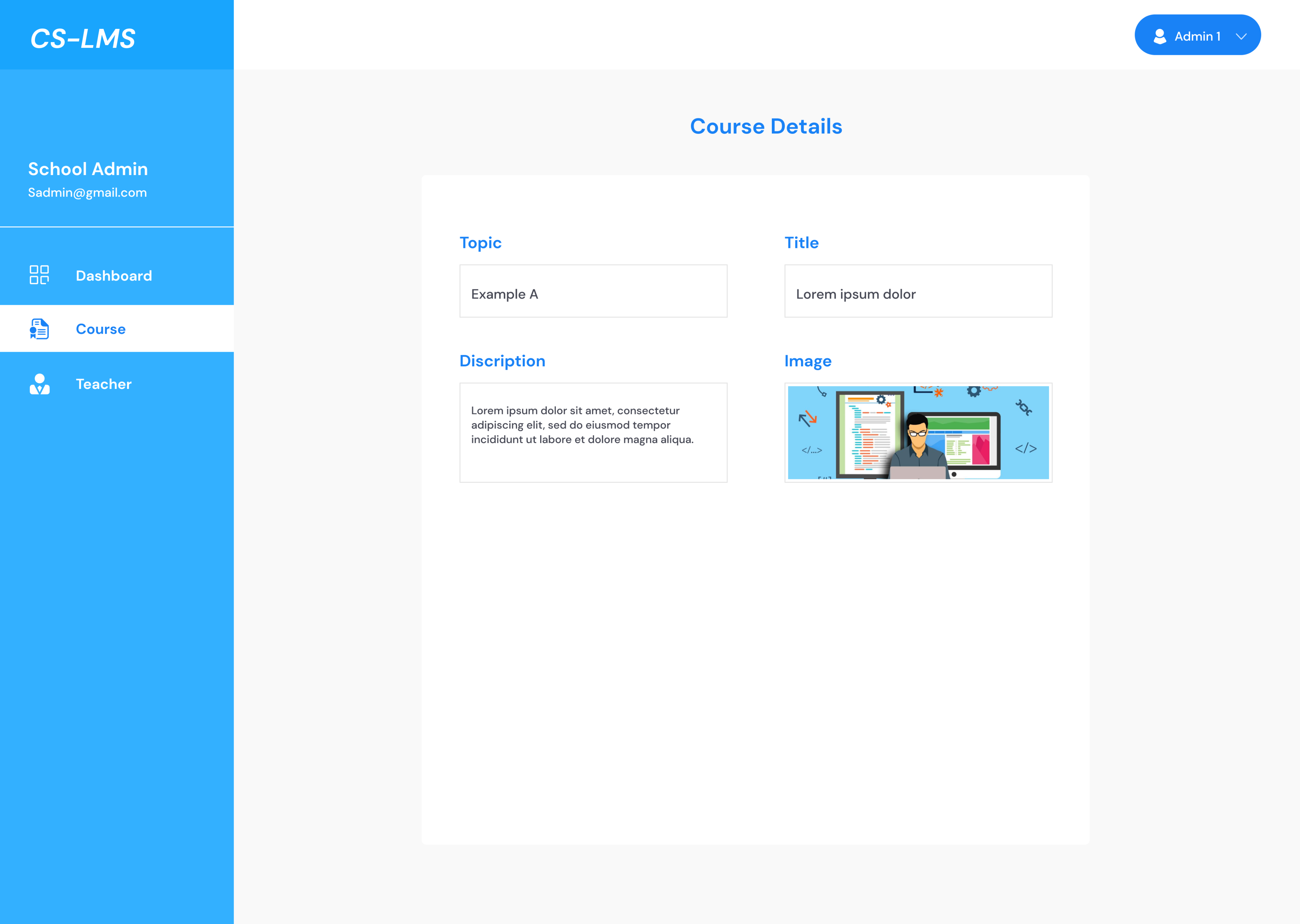 PDP - Courses Page
