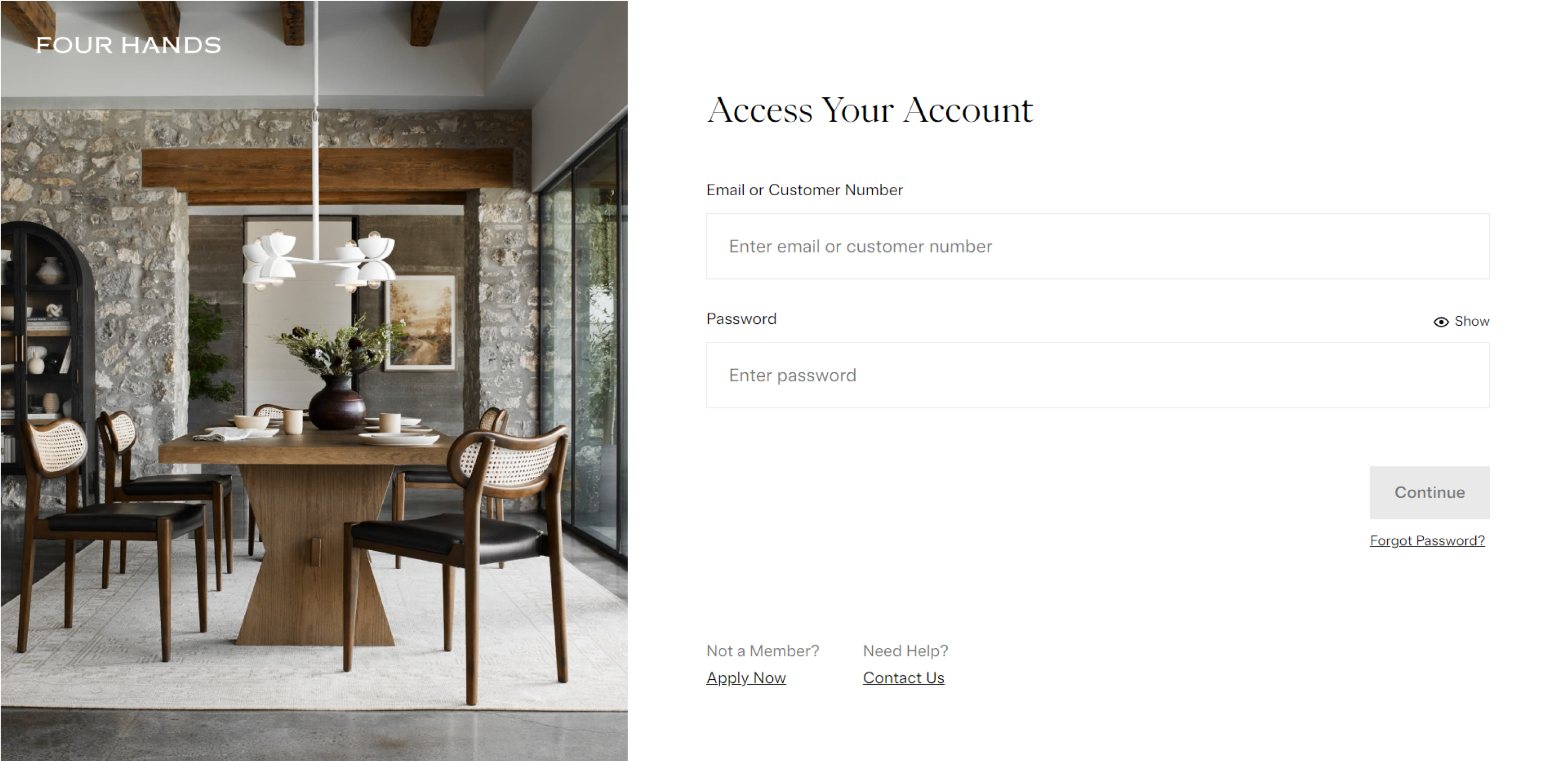 PDP - Login Page