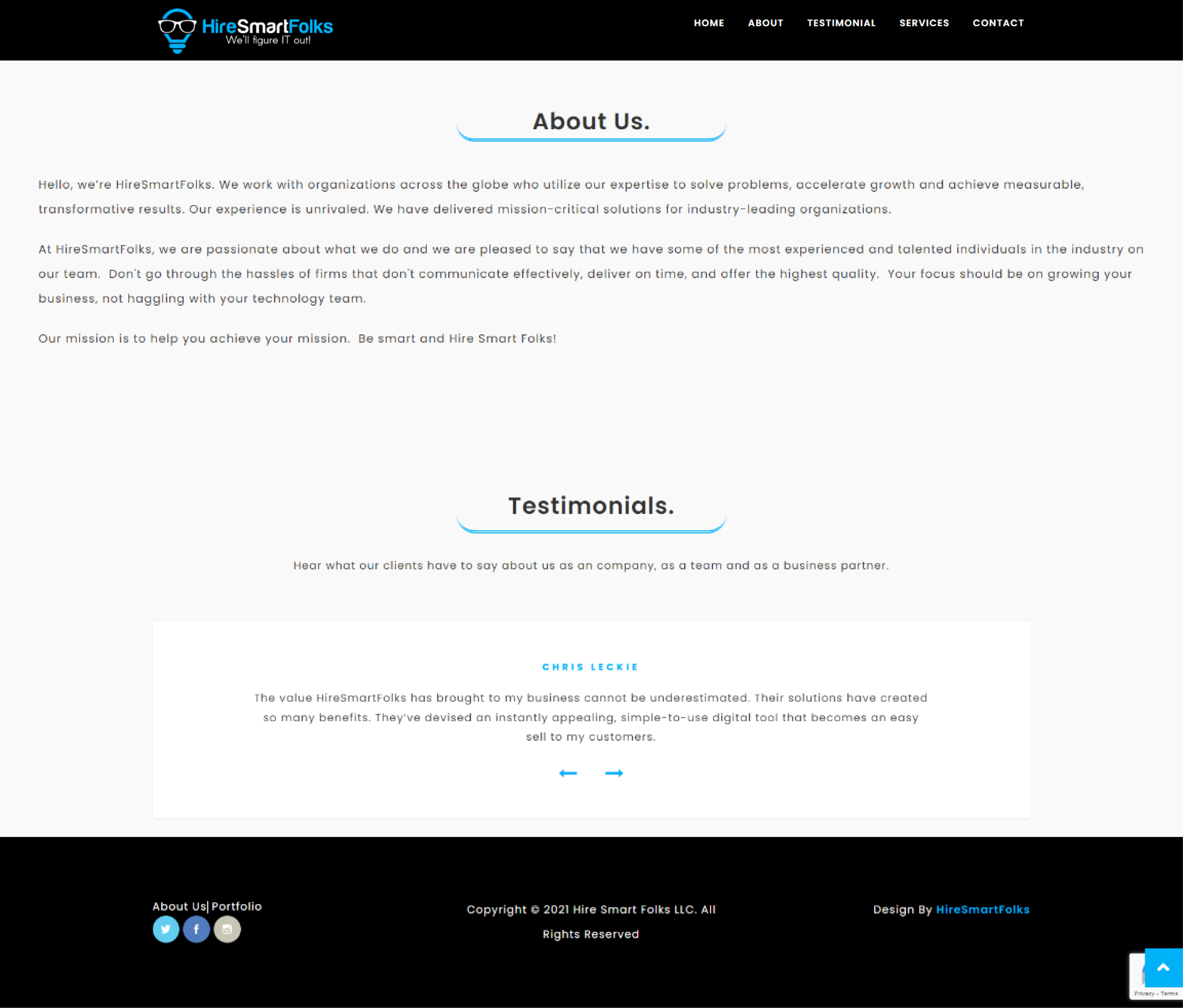 PDP - About Us Page