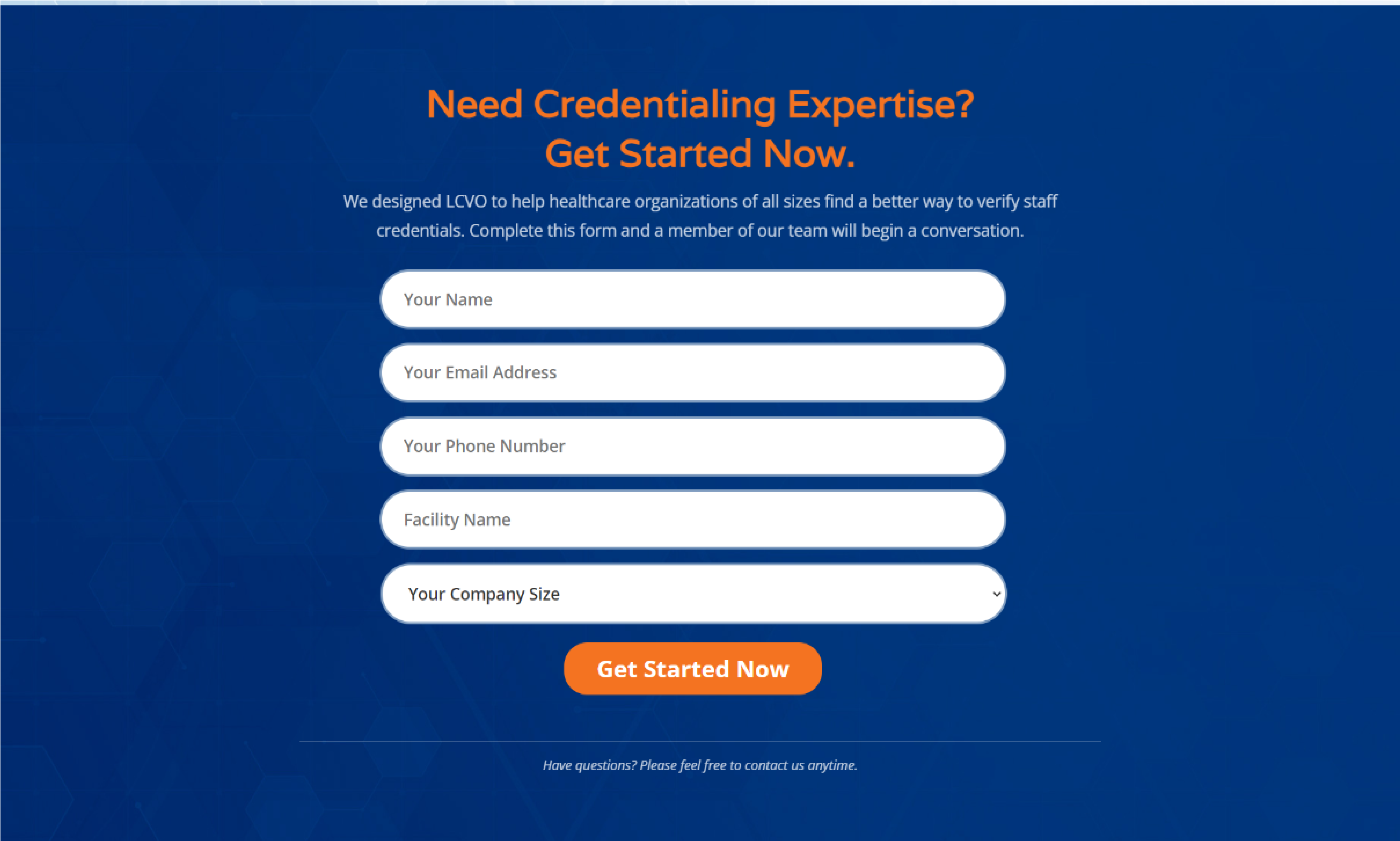 PDP - Get Start Page