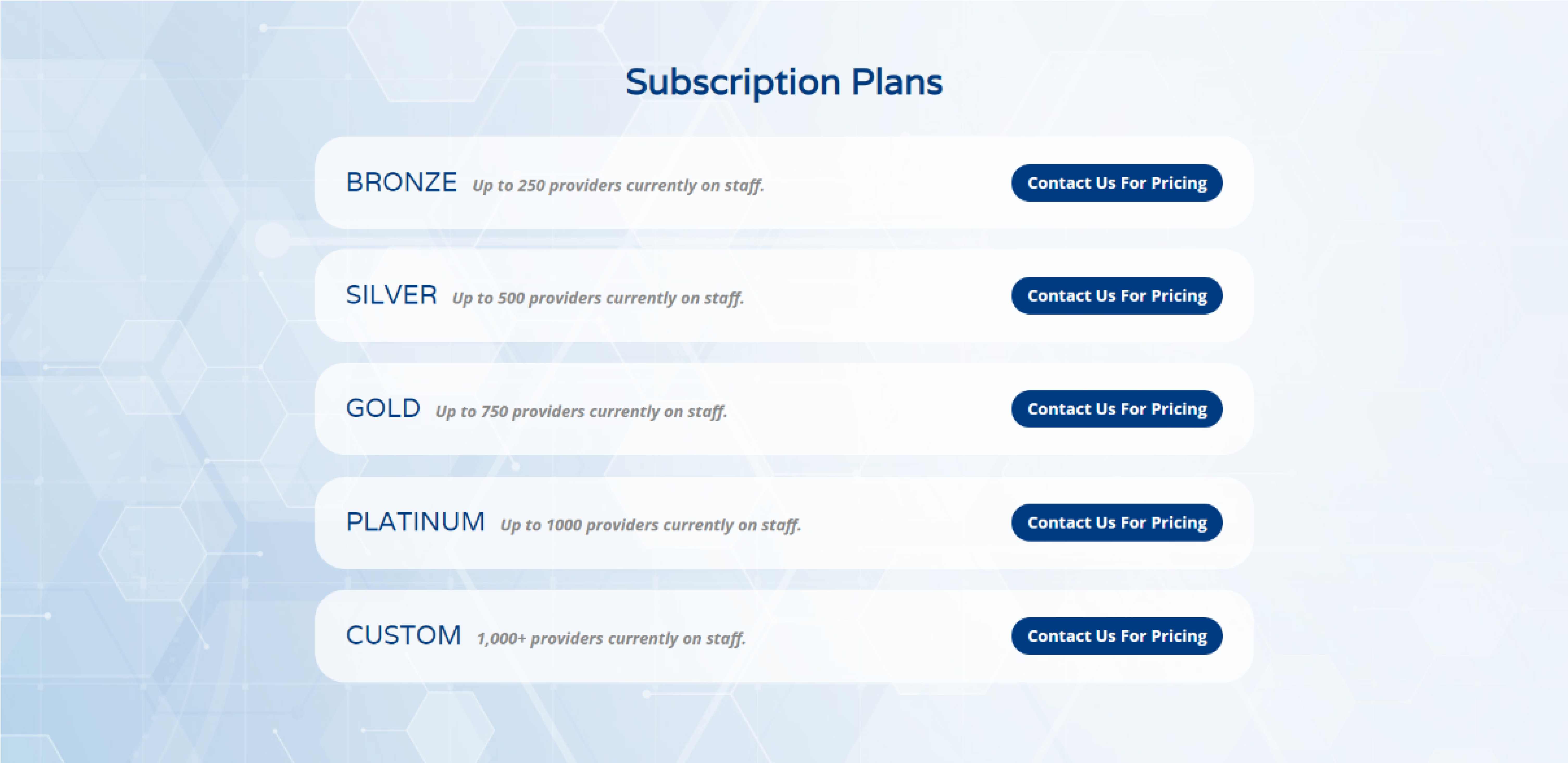 PDP - Subscription Page