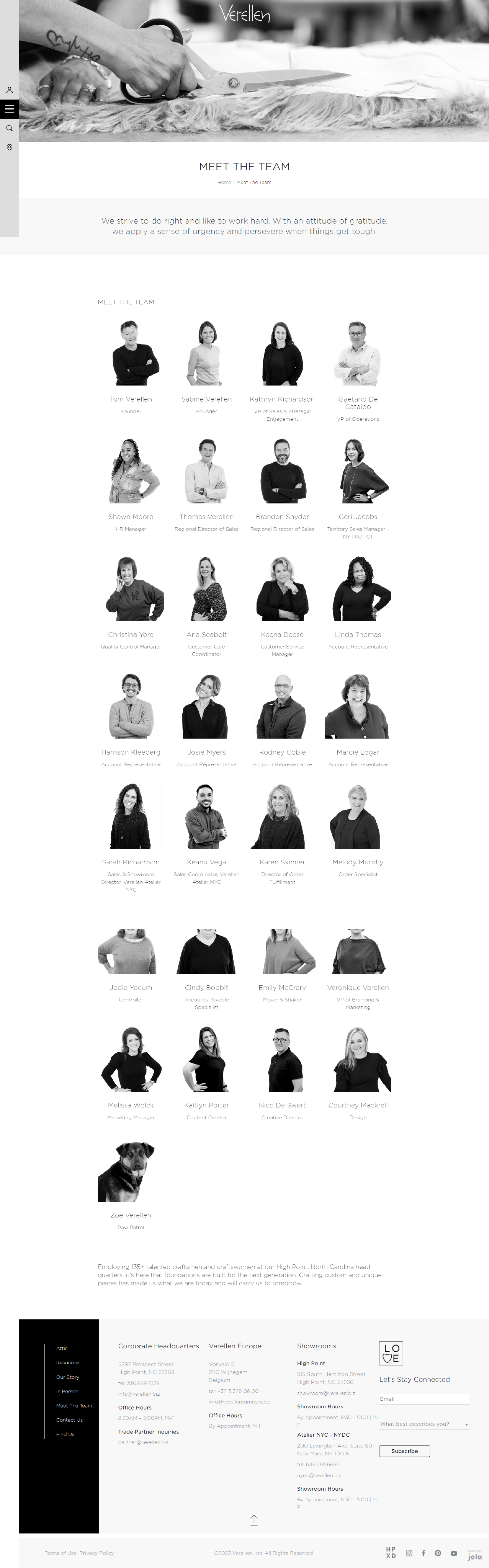 PDP - Team Page