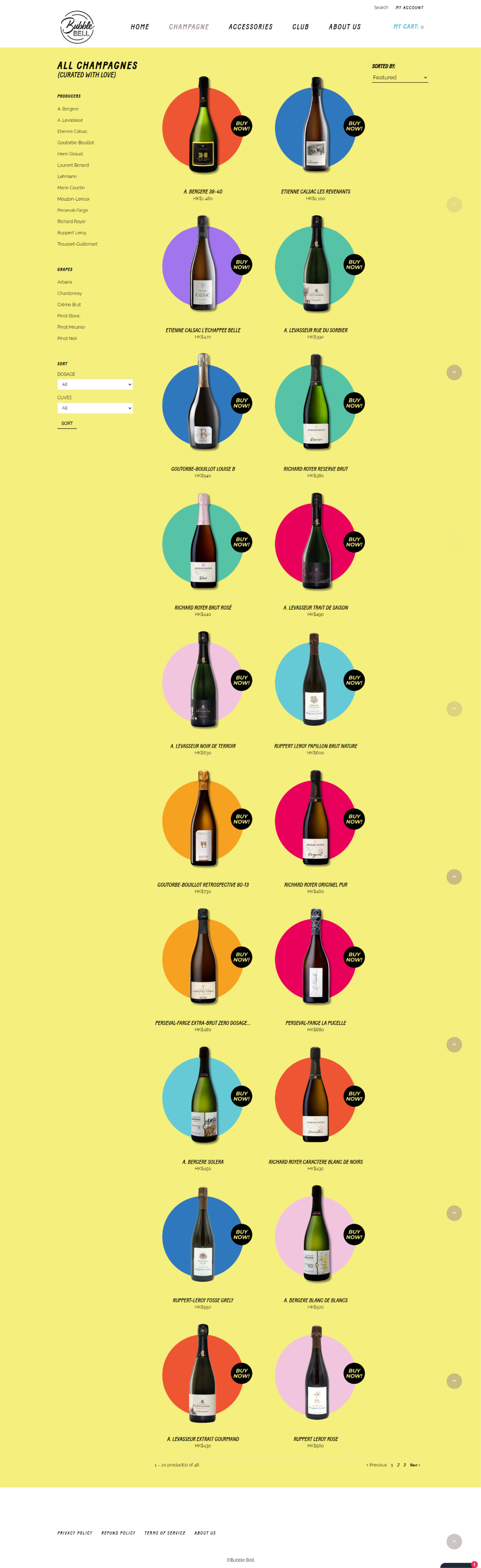 PDP - All Champagnes List