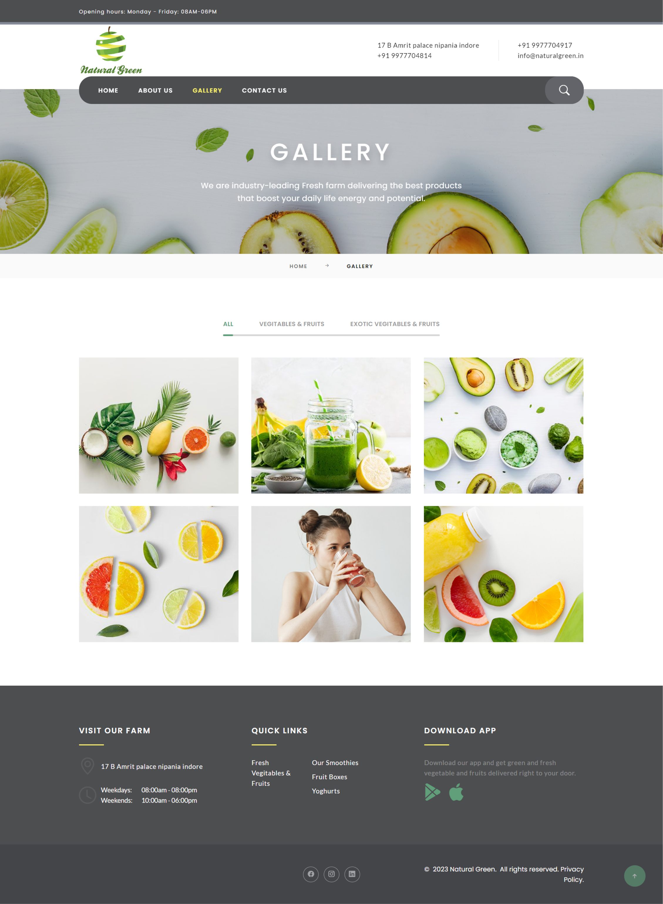 PDP - Gallery Page