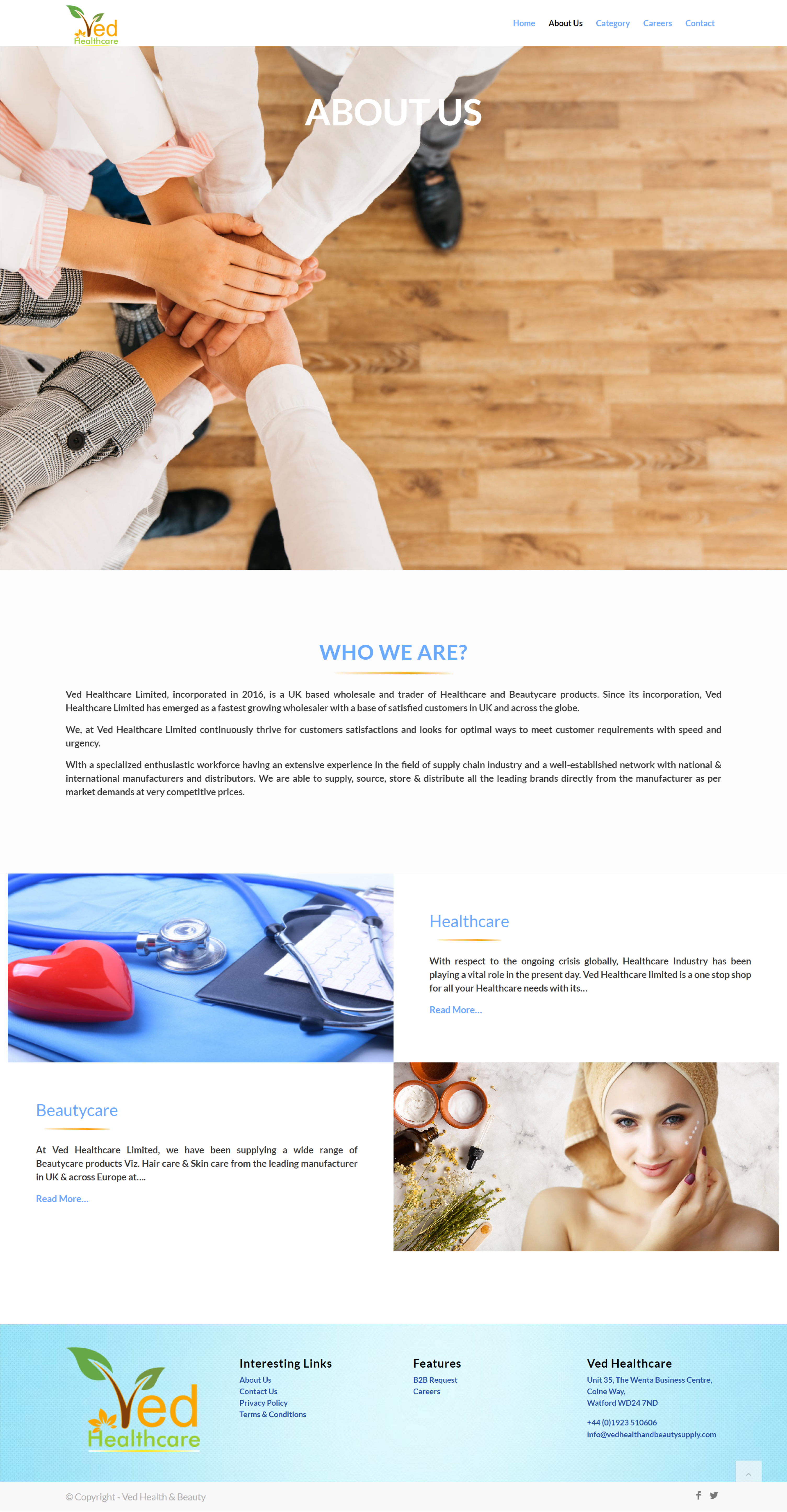 PDP - About Us Page