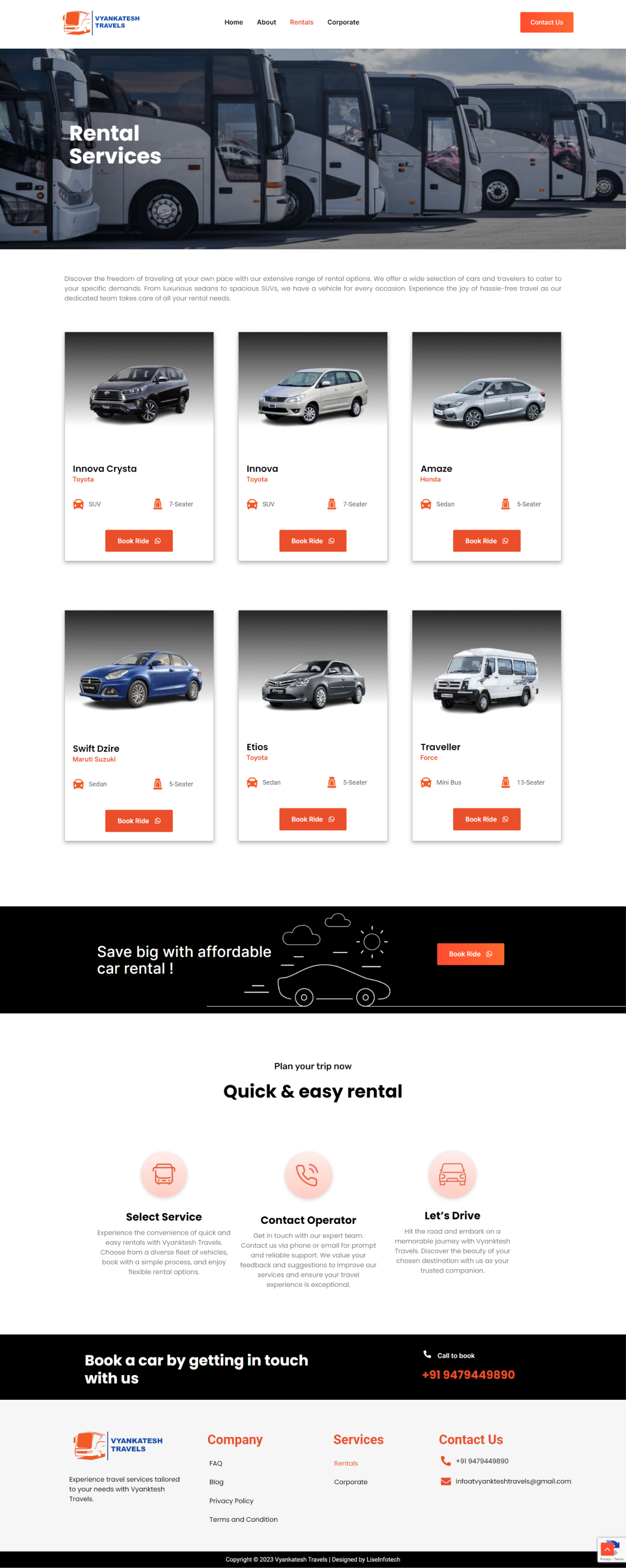 PDP - Rentals Page