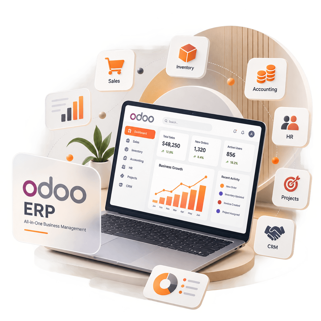 Skywave Info Solutions Custom Odoo ERP Implementation and Module Integration