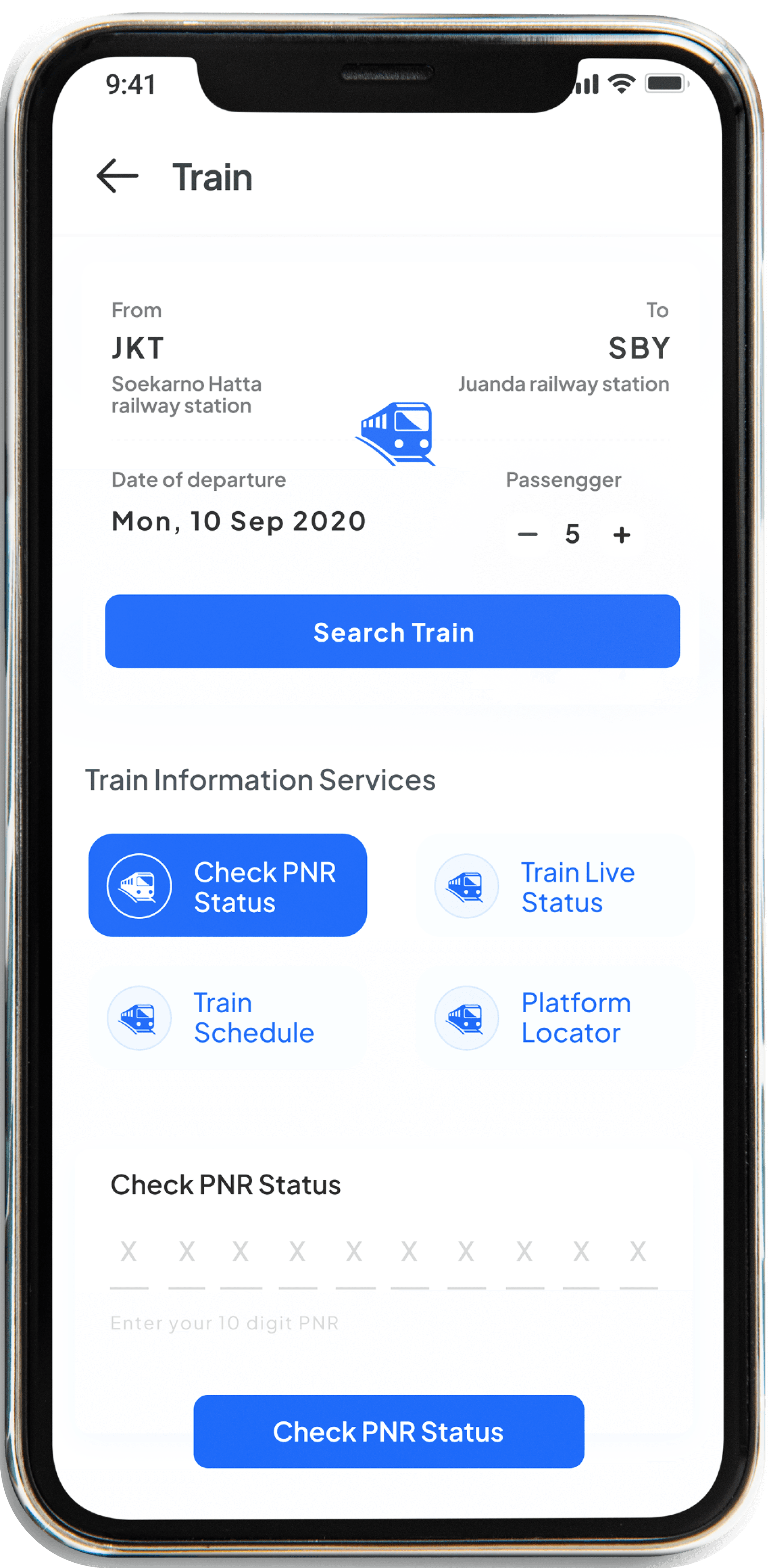 Title - Train Booking