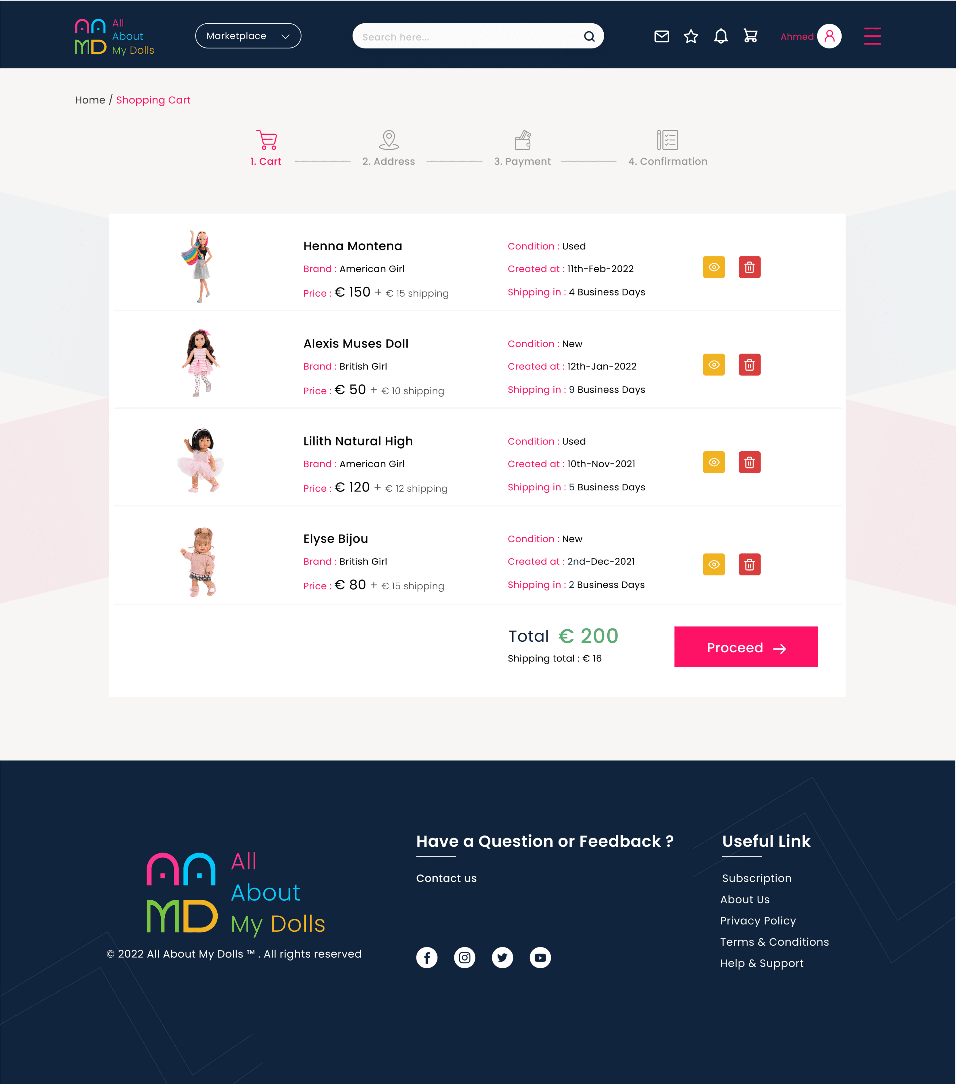 PDP - Cart Page
