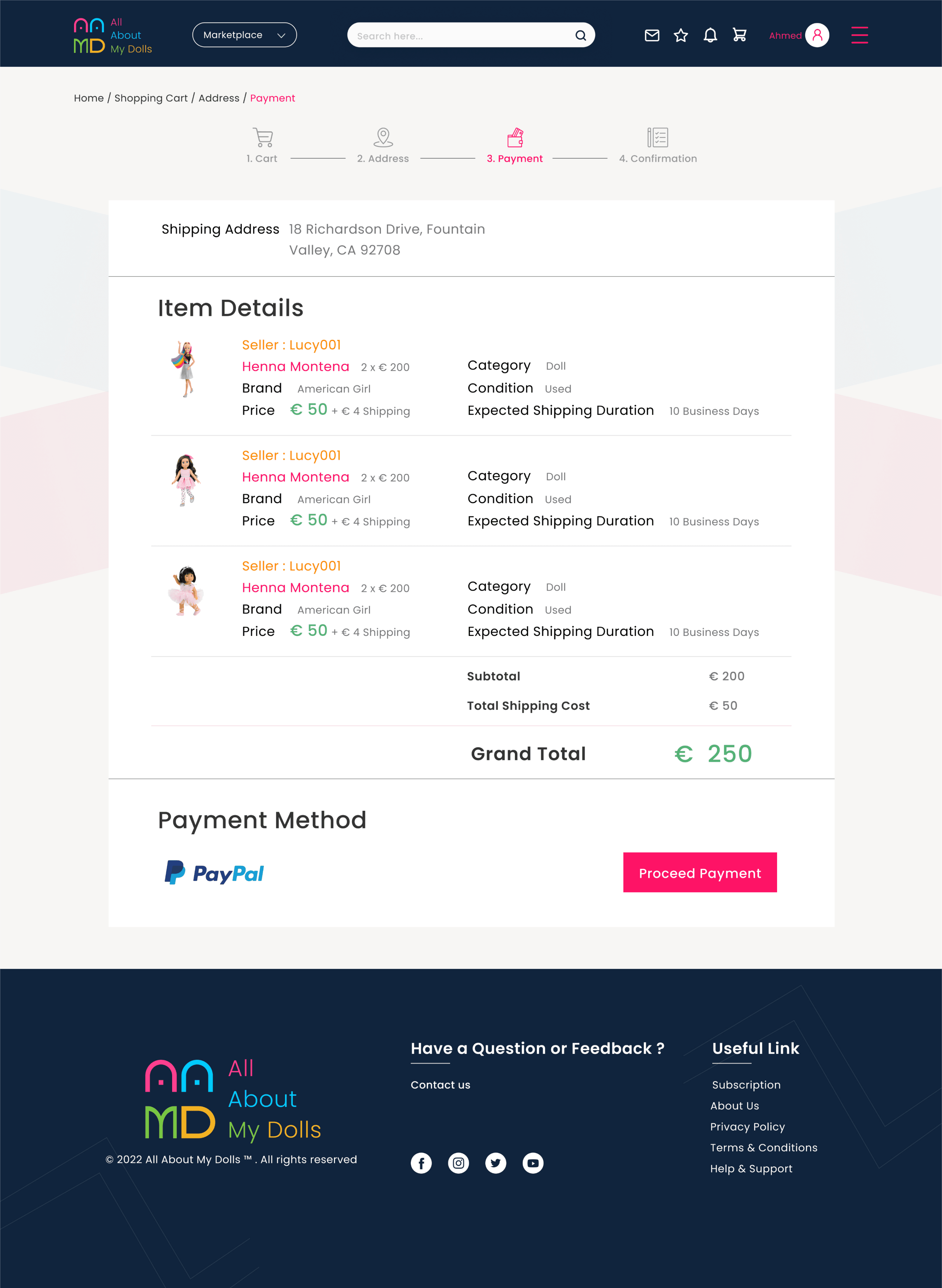PDP - Payment Page