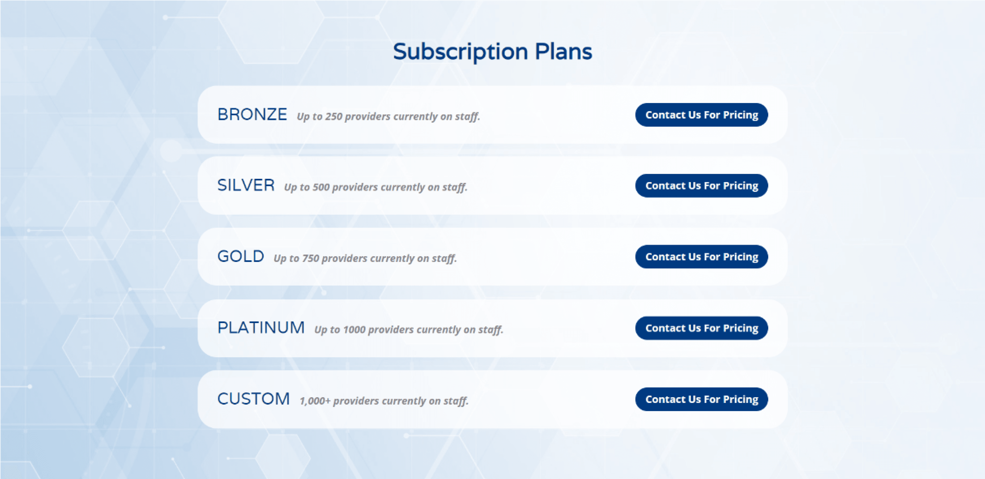 PDP - Subscription Page
